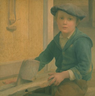 The Young Craftsman (The Young Mechanic) by Emile Bastien Lepage